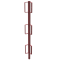 Guard-railing post | made of  48 mm tube | Corner railing post with 90 angle | painted
